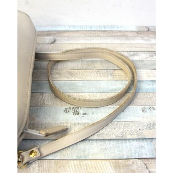 PARTNERS MERVYNS IVORY GENUINE LEATHER CROSSBODY SHOULDER BAG MESSENGER PURSE - Picture 6 of 9